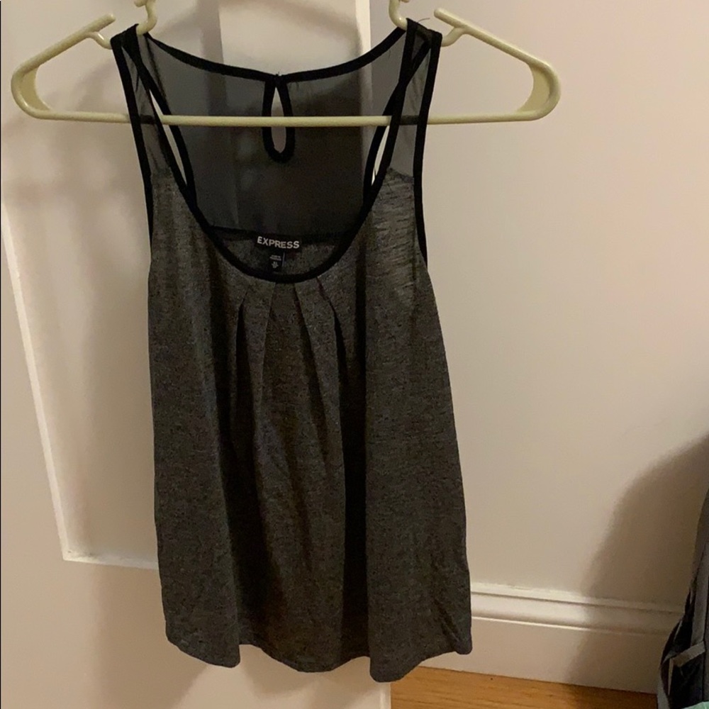 Express Gray Tank/ Work Top